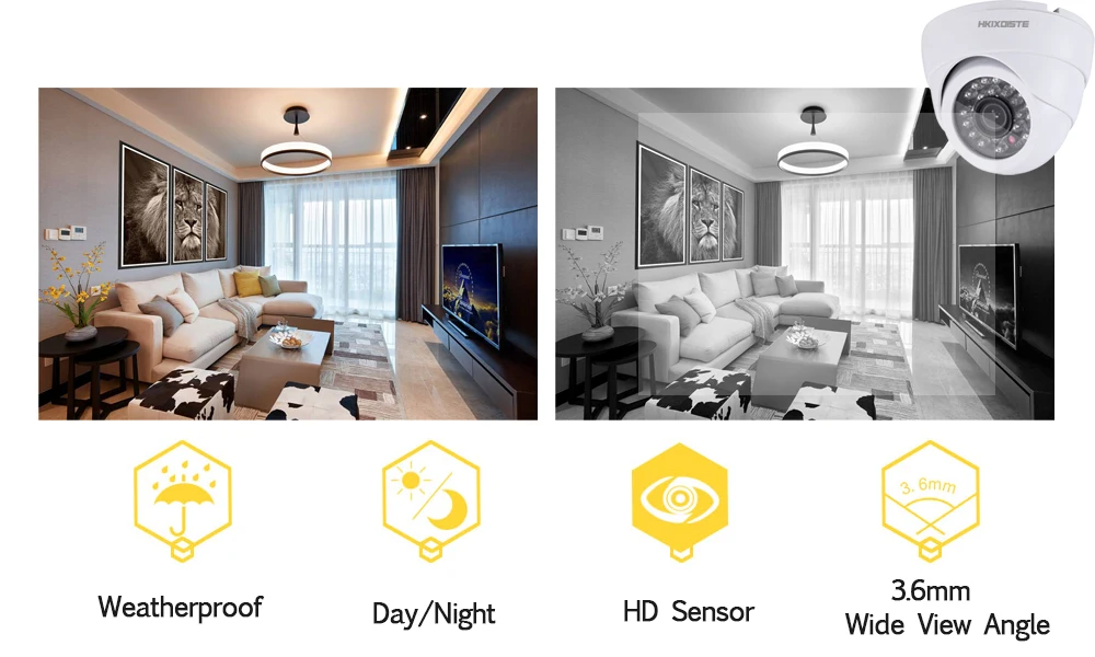 HKIXDISTE HD NVR 8CH 5.0MP видеокамера POE CCTV системы наборы 4MP Черный Купол IP камера POE Домашняя безопасность видео набор для наблюдения 2 ТБ HDD