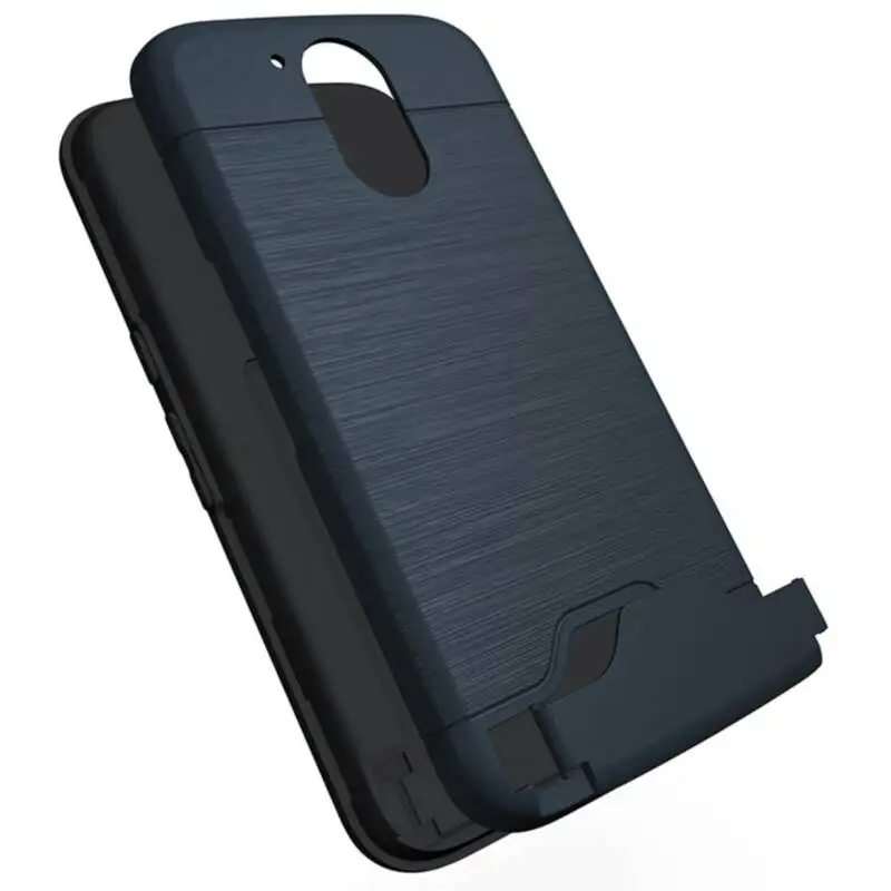 Для Motorola Moto G4 Case ТПУ &amp PC Чехол плюс Силиконовые Задняя Крышка Коке