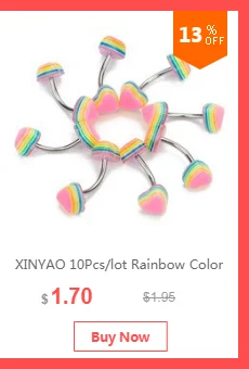 XINYAO 16 шт./лот хирургический стальной Нос Кольца Пирсинг для женщин серьги в стиле панк серьги-гвоздики Nariz Percing Nez пирсинг