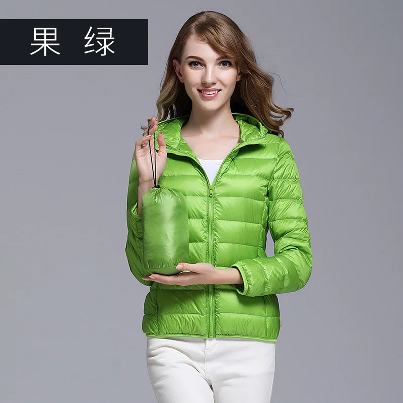 Женская светильник тка на белом утином пуху с капюшоном 14 цветов|coat down|coat fashioncoats