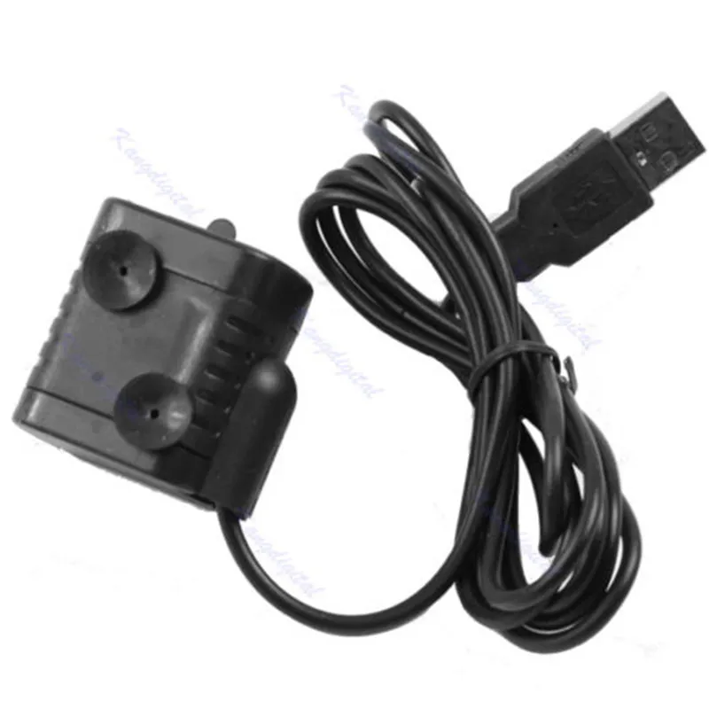 USB DC 3 5 V 9V 3W погружной водяной насос аквариумный аквариум фонтан Пруд