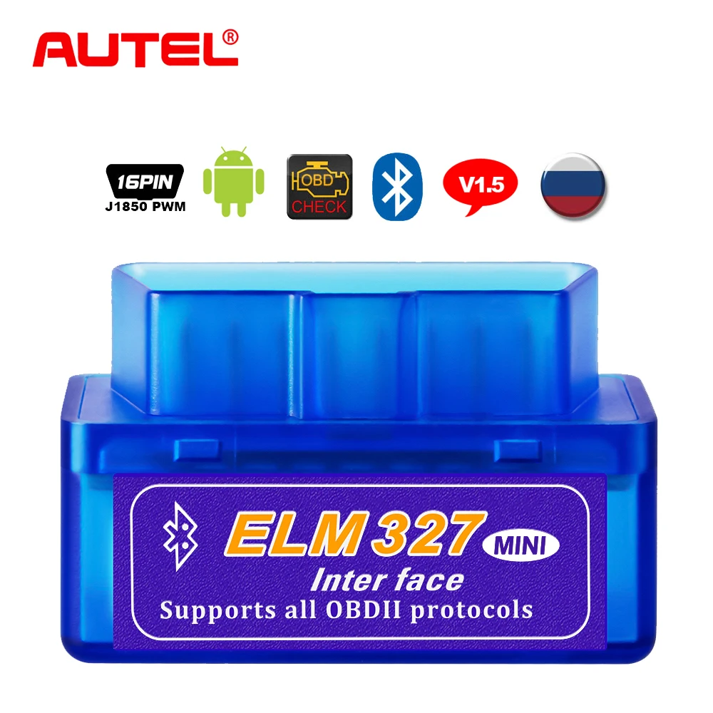 OBD2 ELM327 V 1 5 Bluetooth сканер автомобильный диагностический инструмент считыватель