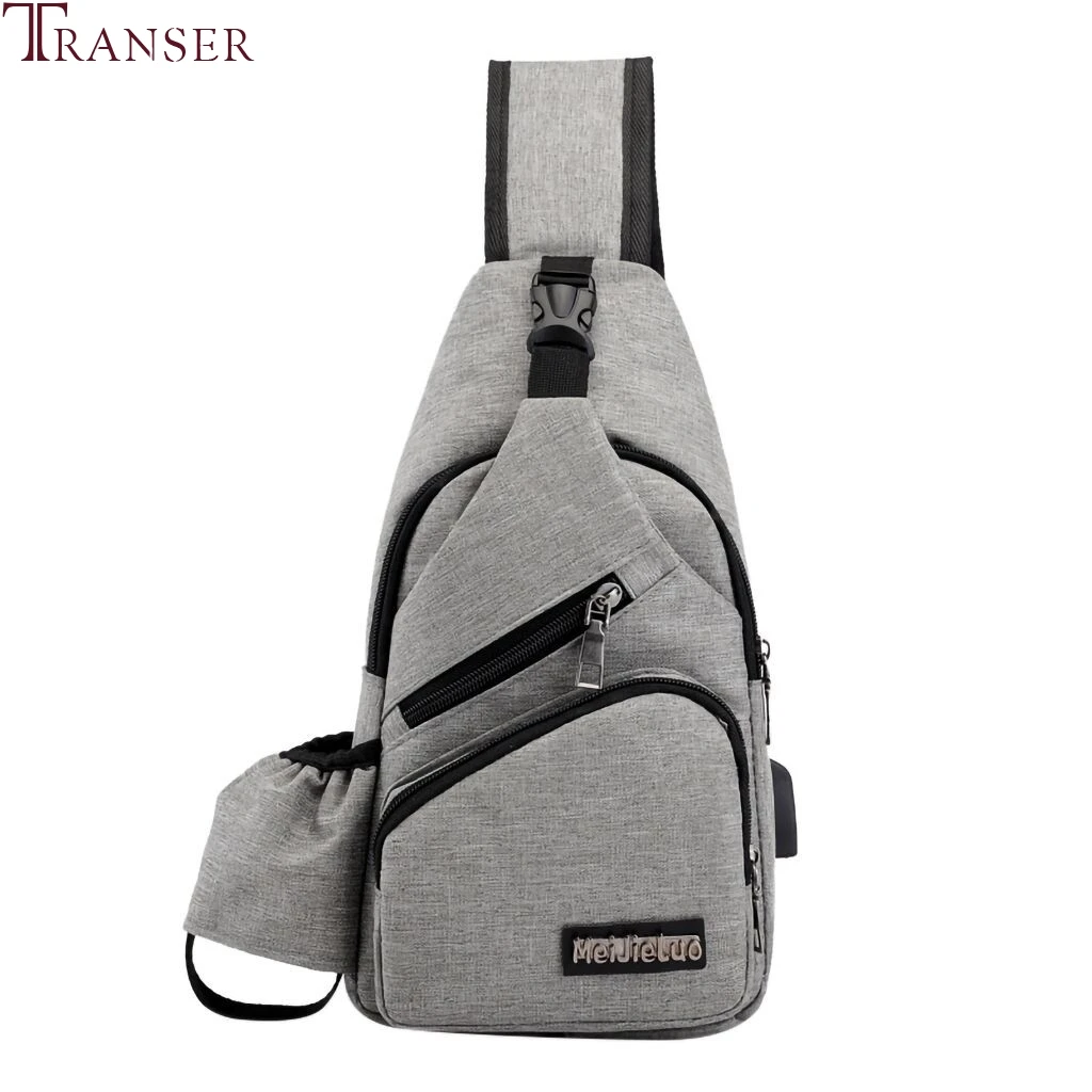 Мужские нагрудные сумки Transer мужская повседневная функциональная поясная сумка