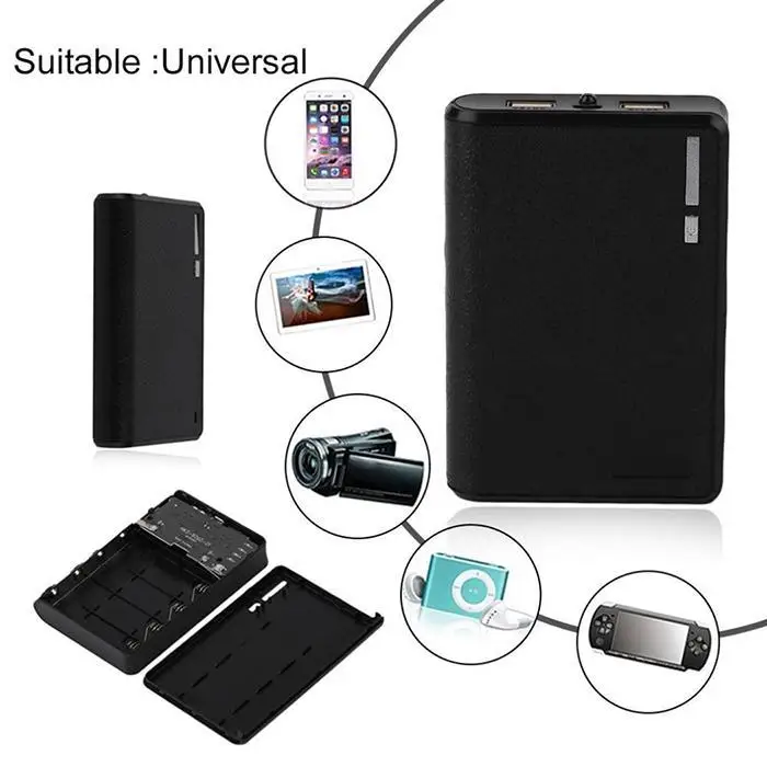 20000mAh Portable Outdoor powerbank USB With Phone Holder External Battery Output for | Мобильные телефоны и аксессуары
