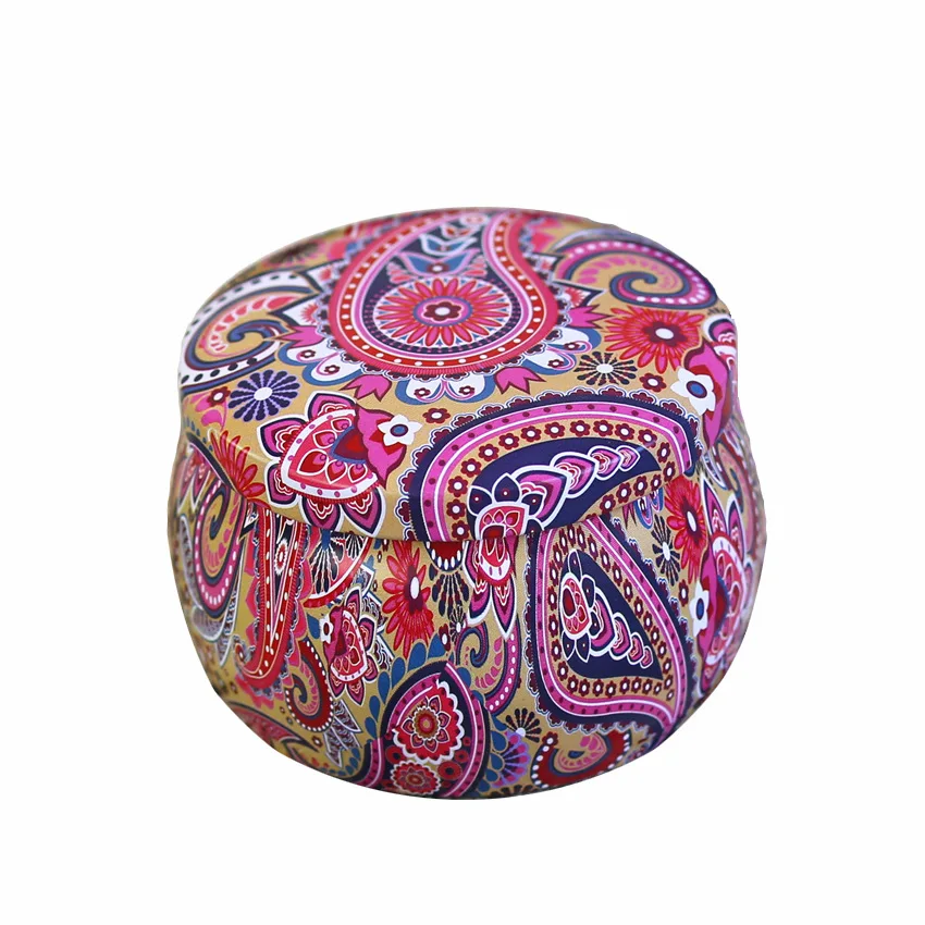 Красный цветочный принт маленький питомец памятники урна кремации Железный