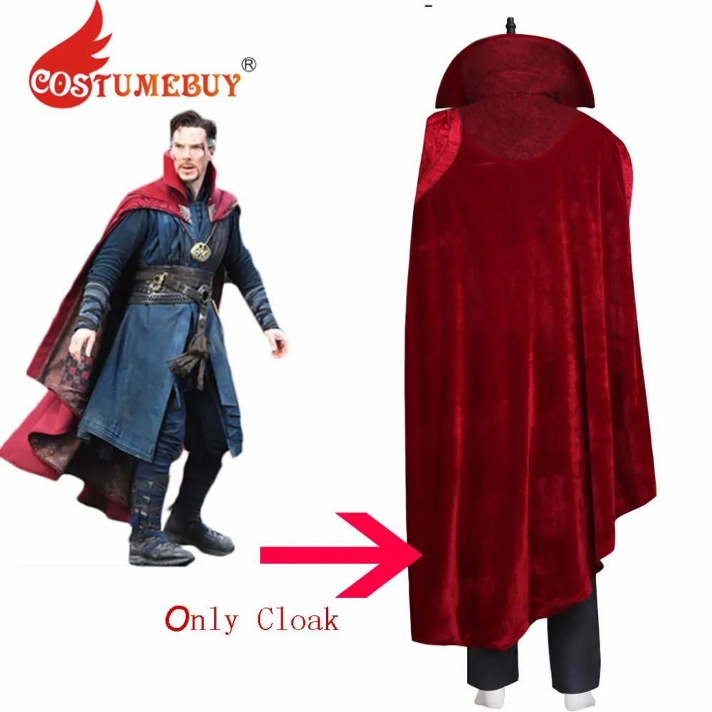 Costumebuy Доктор Стрэндж плащ в стиле Мстителей доктор д-р. Стивен Винсент странный Бенедикт камбербэтч мужские костюм монашки L920
