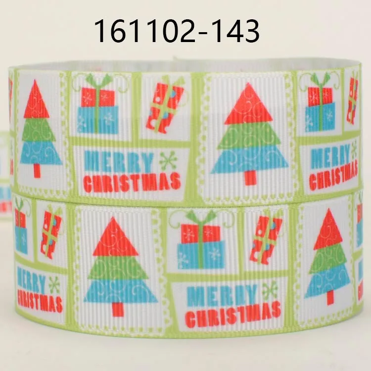 Новая распродажа 50 ярдов лента для рождественской елки печатная корсажная