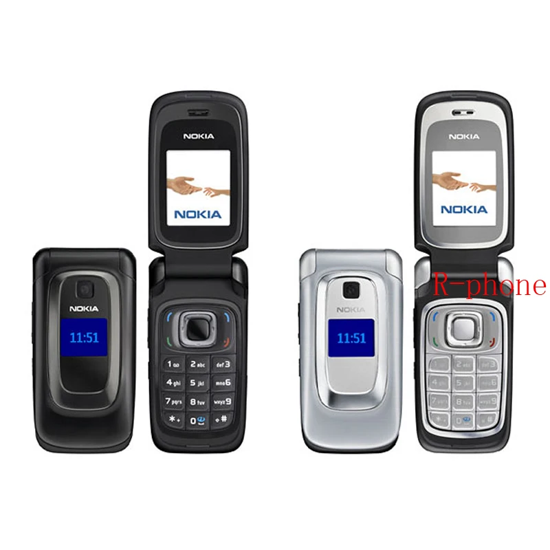 

Nokia 6085 Refurbished Mobile Phone 2G GSM Bluetooth Flip Cellphone Original Unlocked