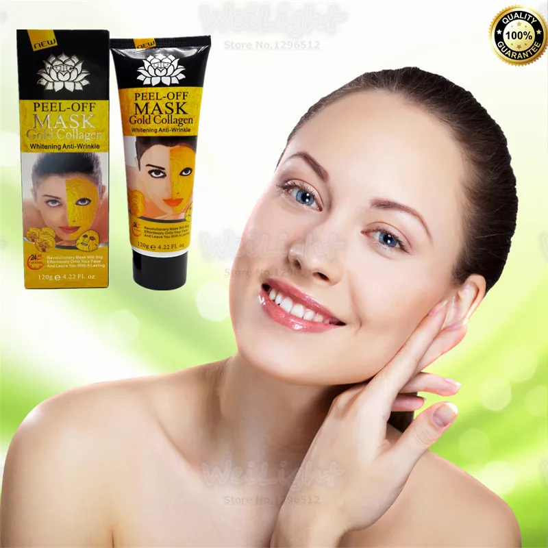 

Золотая маска отбеливание коллагена маска для лица отшелушивающая отбеливающая против морщин противовозрастная Высококачественная маска...