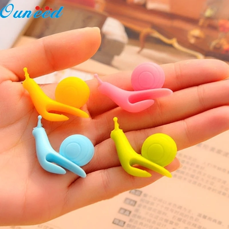 Ouneed Happy Home 5 шт. милые фруктовые цветные поддерживающие прокрутки силиконовые