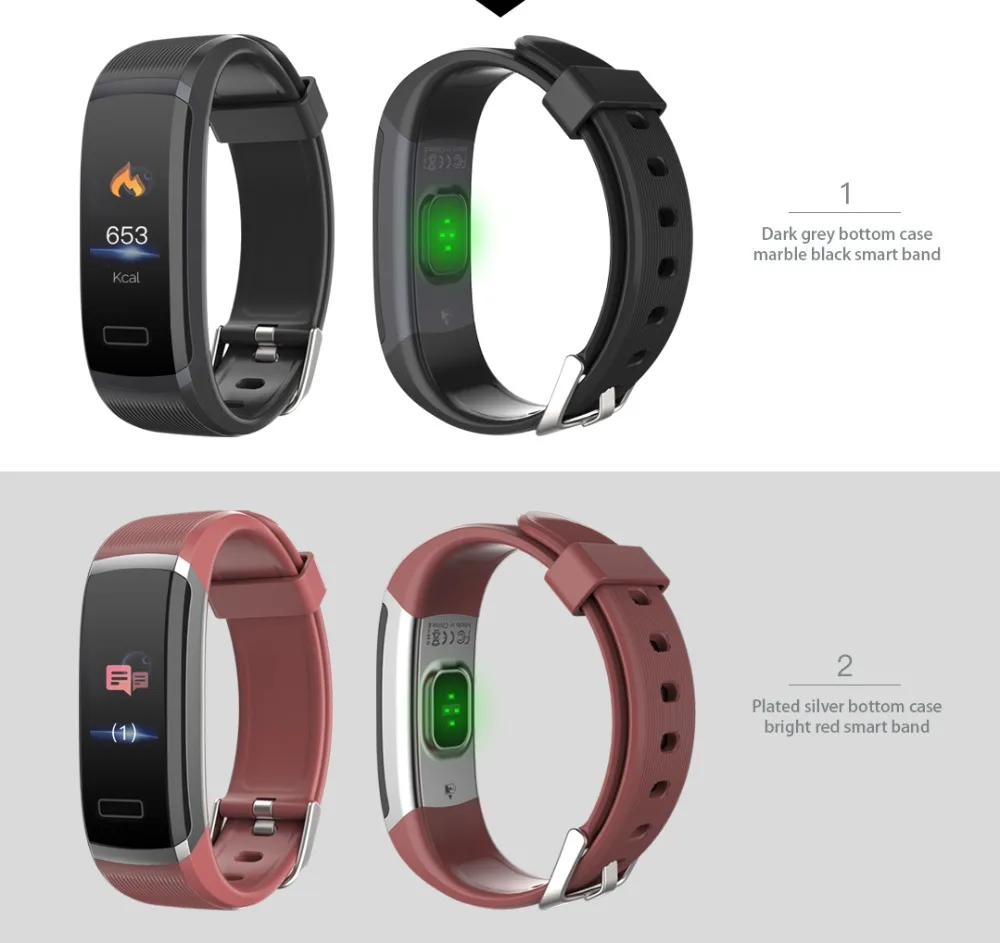 Bluetooth Smart band спортивные часы здоровья сердечного ритма Водонепроницаемый смарт-браслет для фитнеса Для мужчин Для женщин наручные часы