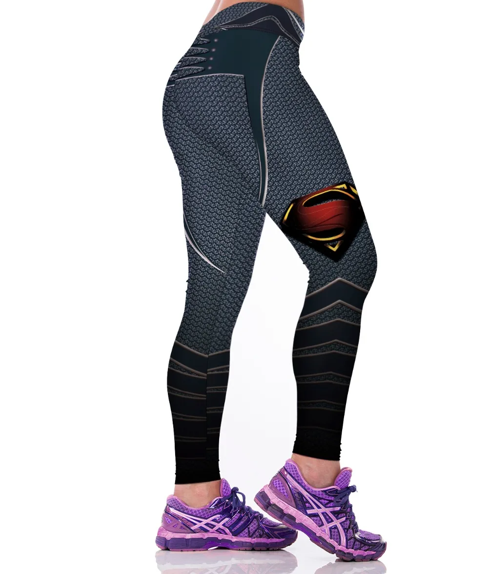 Леггинсы мужские/женские спортивные в стиле панк рок с 3D принтом|leggings capri|sport