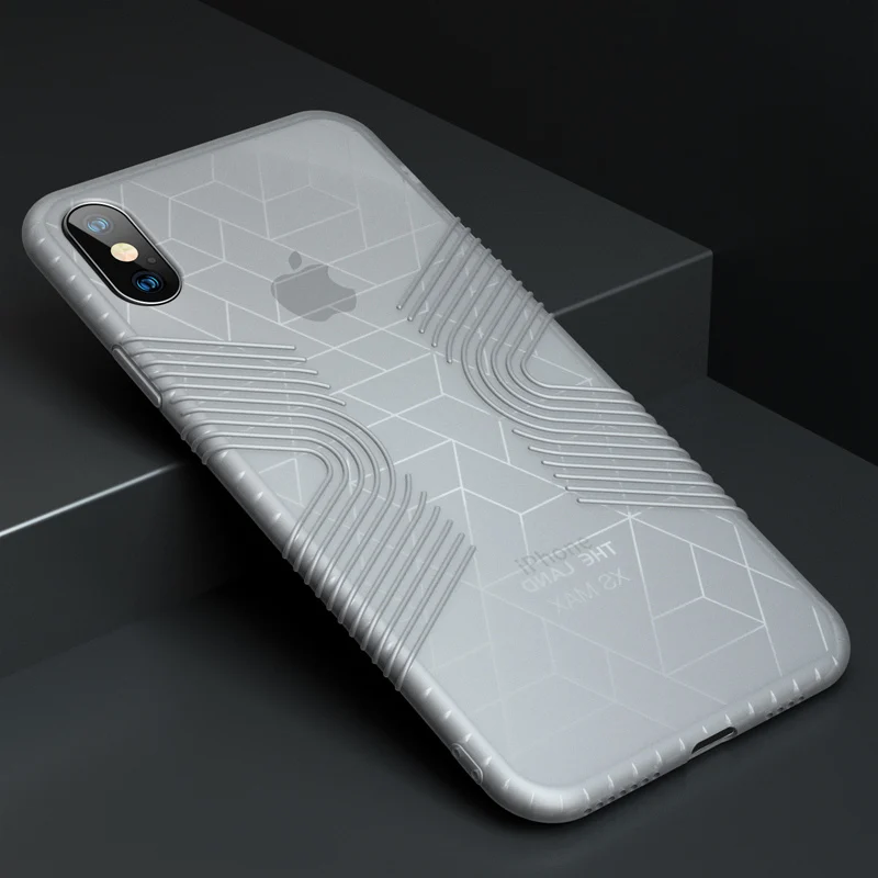 Transparent White IHaitun роскошный нескользящий чехол для iPhone XS MAX XR X чехол s тонкая капля прозрачная задняя крышка для iPhone XR XS MAX X силиконовый тонкий - Цвет: Transparent White