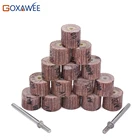 Абразивная наждачная бумага с 2 насадками, 80120240400600 #, 12 мм, 10 шт.