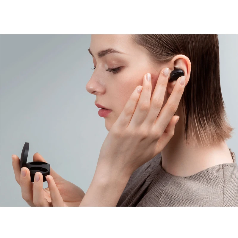 Xiaomi Redmi Airdots TWS Bluetooth 5,0 наушники стерео беспроводные активные шумоподавления с микрофоном свободные Наушники управление AI