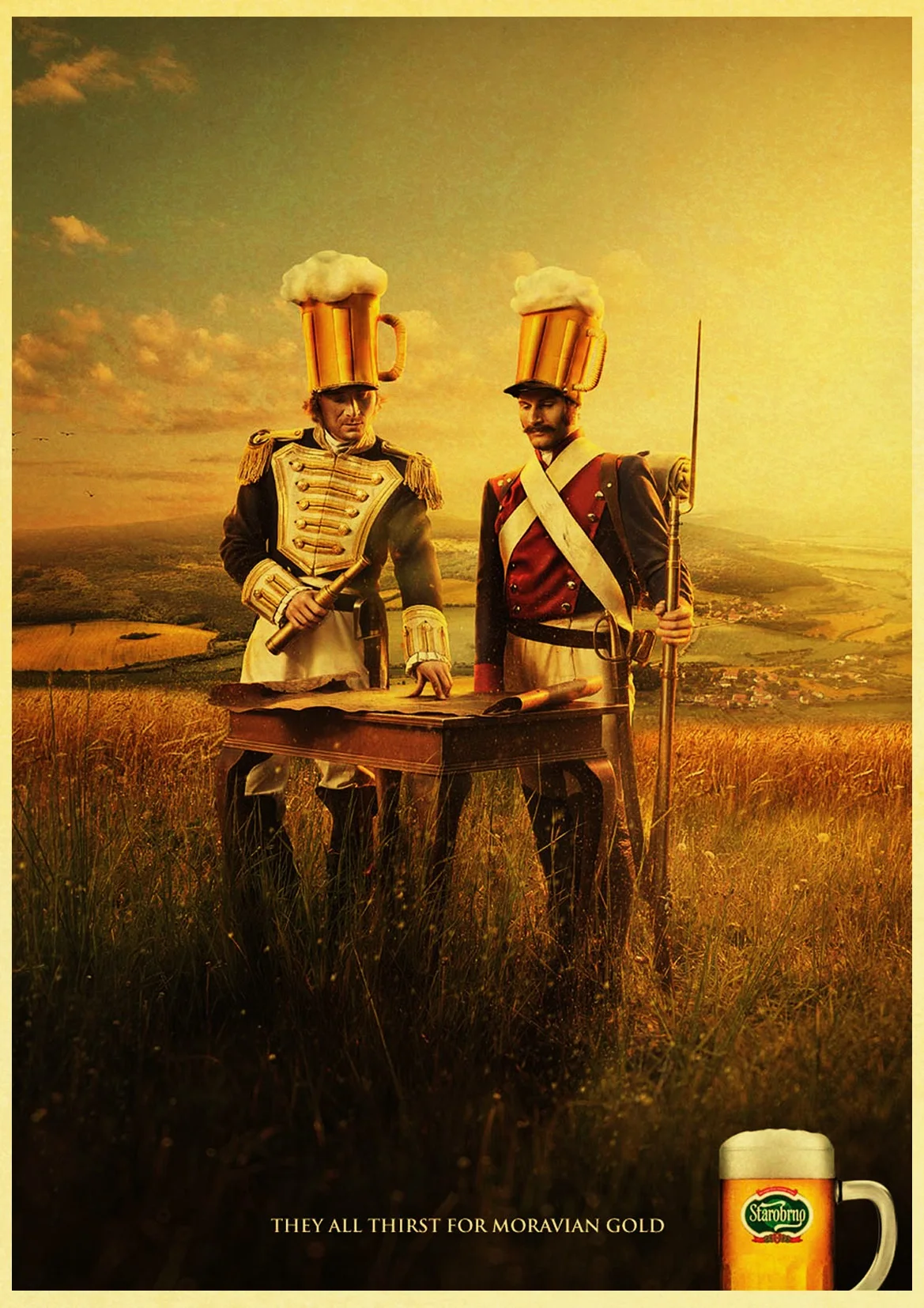 E061 Ice Cold interesting Beer Man Poster Art Painting Bar Pub Club Home Decorative Retro Wall Stickers Creative Posters - Цвет: E061