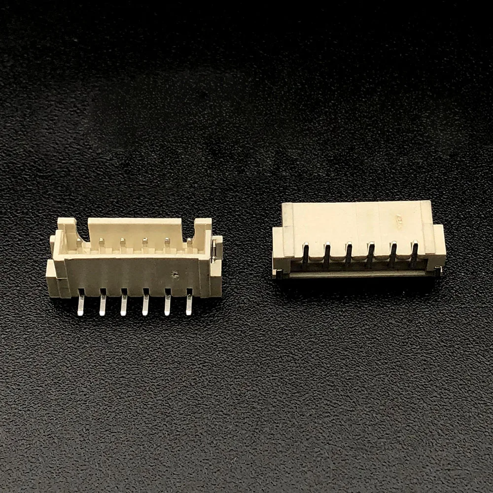 40 шт. XH 2 54 мм 6p 6 контактный шаг XH2.54 вертикальный SMD штыревой разъем набор