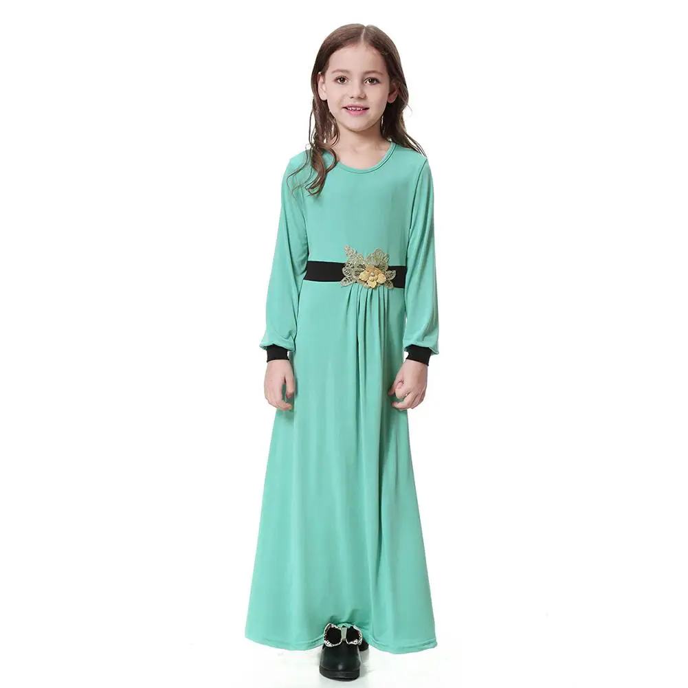 Kidlove/летнее платье для девочек мусульманское традиционное этническое с