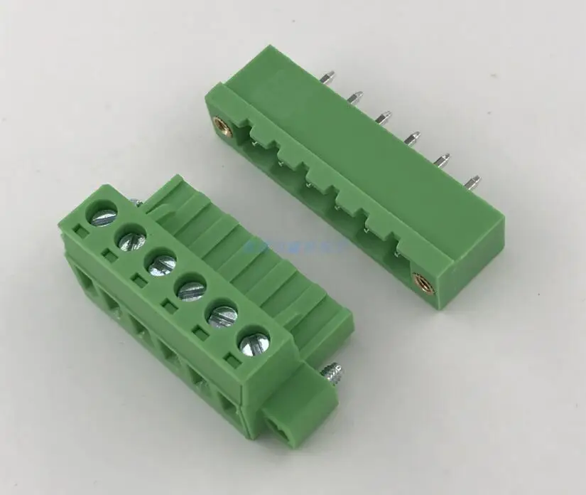 10 комплектов штекерного типа с фланцевым фиксированным терминалом K2EDGKM-5.08mm 2 p-24 p