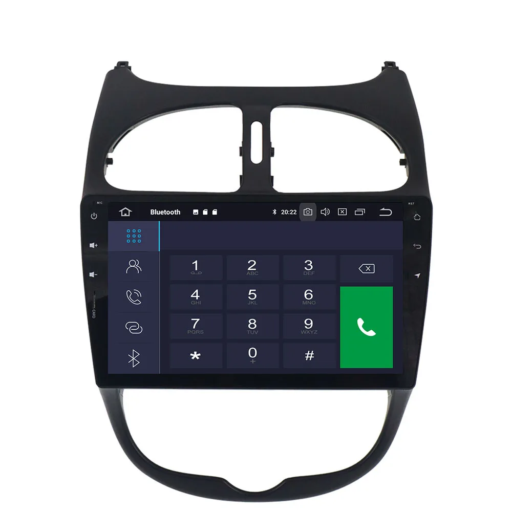 PX5 Android 9.0 4 + 32 ГБ Автомобильный без DVD плеера радио авто для Peugeot 9 0 206 2000 Ibiza GPS