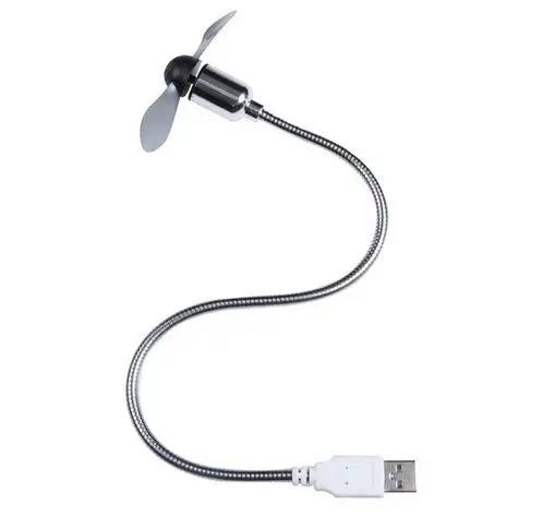 Портативный Гибкий мини USB вентилятор охлаждающий кулер Plug and Play для ноутбука ПК