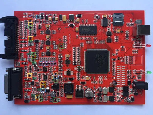 Онлайн-Версия Ktag V7.020 ЕС K-tag V2.25 прошивка 7,020 ECU программист красный pcb нет жетонов необходимости с GPT кабелем