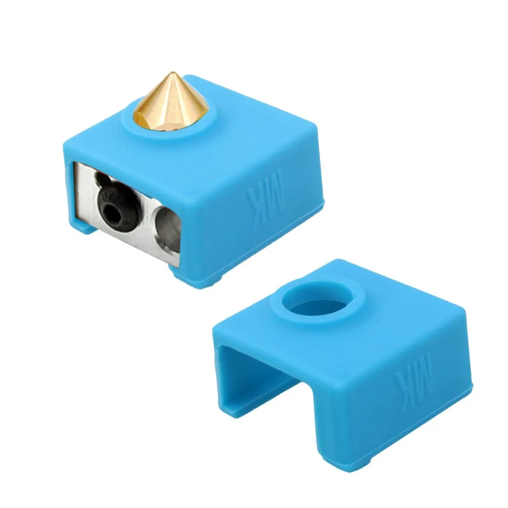 3d принтер силиконовый носок MK7 MK8 MK9 и Hotend нагревательный блок Силиконовая Защитная крышка Wanhao i3 Creality CR-10 Mini S4 S5 ANET A8