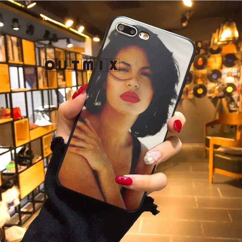 Мягкий силиконовый чехол OUTMIX selena quintanilla для iPhone XS 5 5S 6 7 8 XSmax XR X plus - купить по
