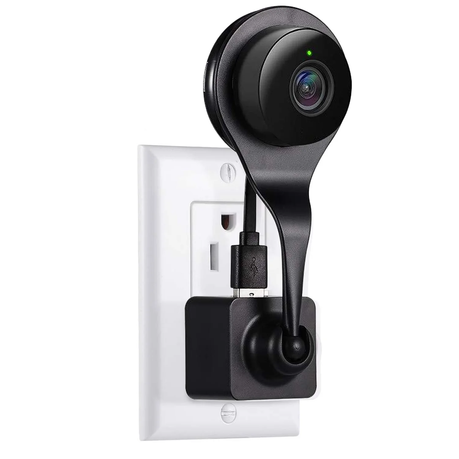 Регулируемая настенная розетка Gosear на 360 градусов держатель подставка с USB