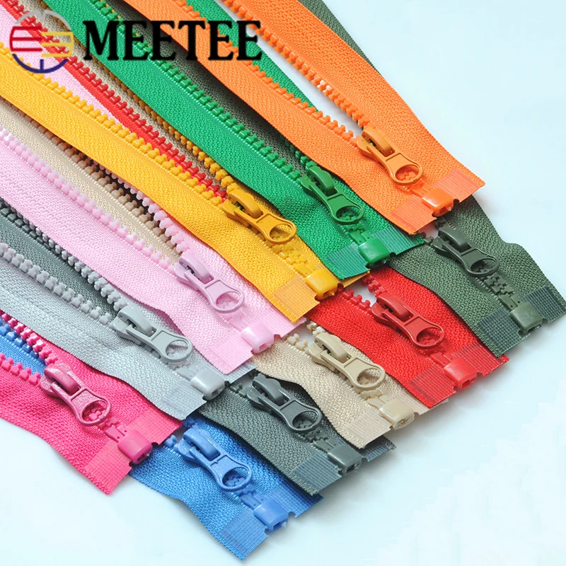 5 шт Meetee # смоляные молнии с открытым концом 70 см длинные для шитья куртки на