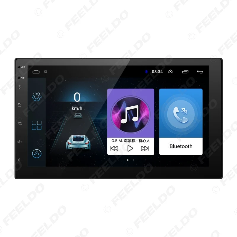Автомобильный мультимедийный плеер FEELDO 7 &quot ультра тонкий Android 8 1
