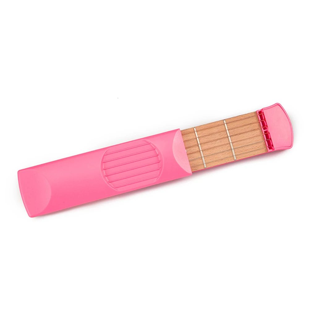 

Good Quality Portable Pocket Guitar Hand Type Practice Tool Fingers Trainer 6 Fret for Guitar Players and Beginners