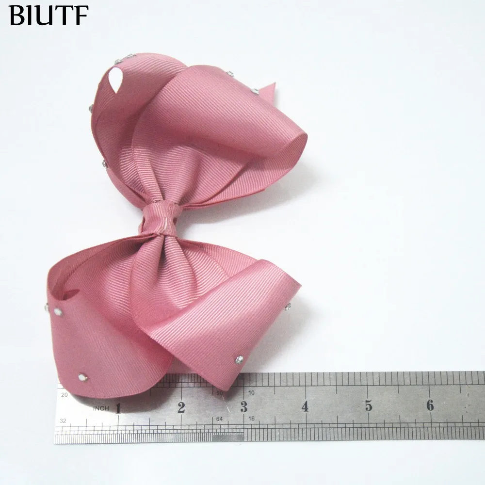 5 шт./лот 6 ''большая корсажная лента Pinwheel Bow с заколкой для волос заколка бутик