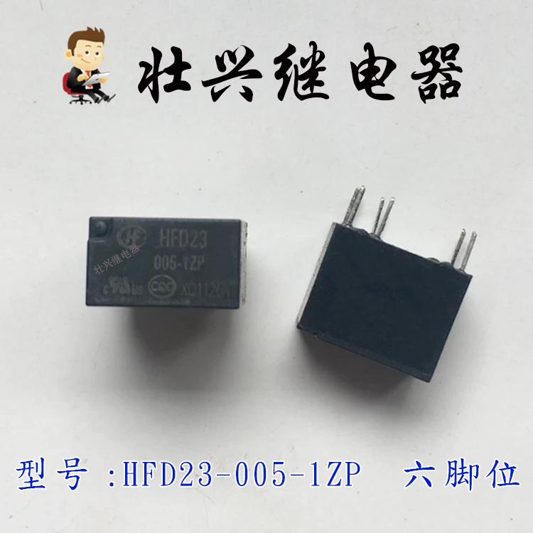 

Реле HFD23-005-1ZP 5VDC 6PIN