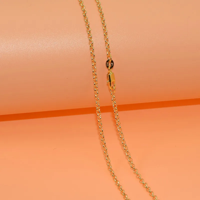 1 шт. ожерелье с золотым наполнителем 2 мм цепочка крестом 16 30 дюймов|jewelry chain