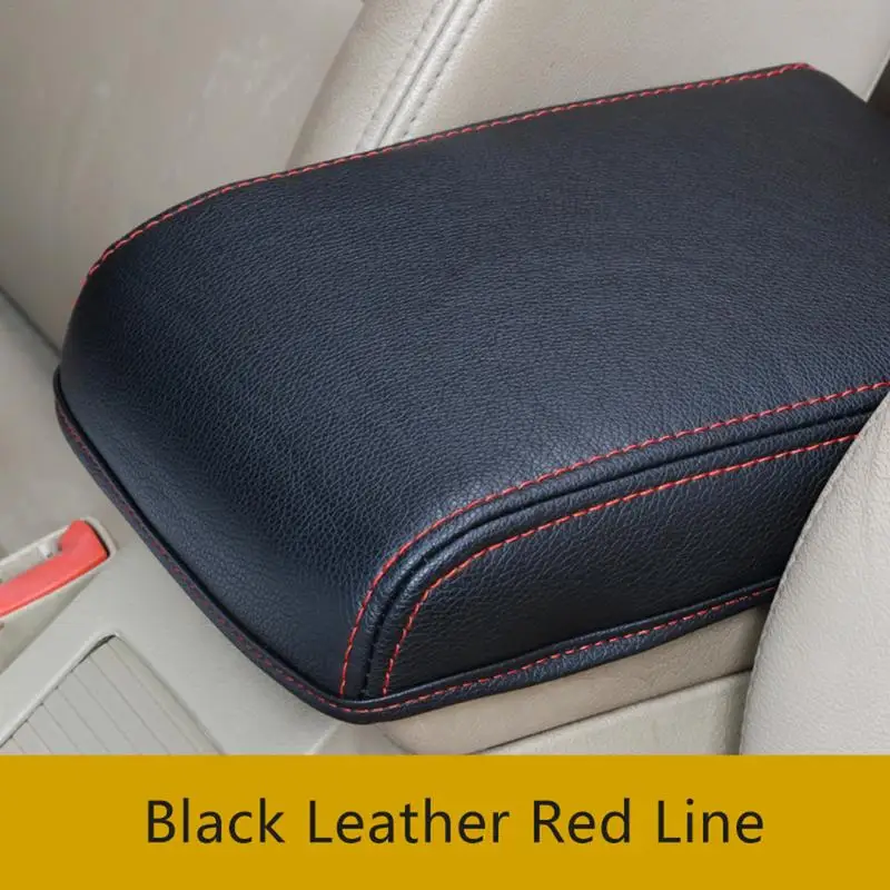 Черный Защитный Кожаный Автомобильный подлокотник защитный чехол автомобильный