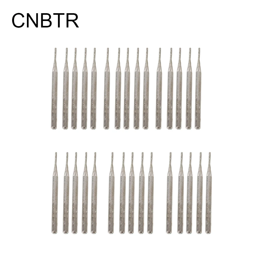 Сверла CNBTR с серебристым хвостовиком 3 мм 1 цилиндрическая точка алмазные сверла