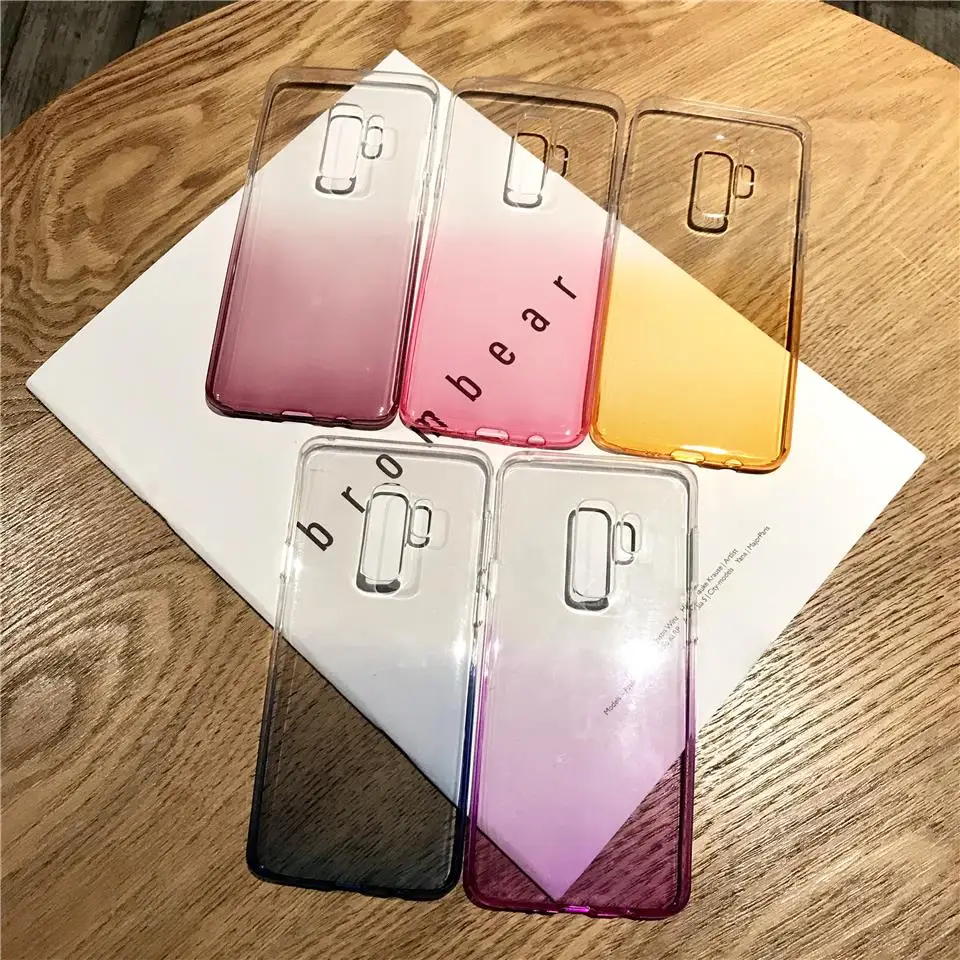 Силиконовый чехол Twilight Rainbow 2 в 1 для Samsung Galaxy S9 S8 Plus Note 9 8 A5 A7 2017 A6 J4 J6 J2 Pro 2018 мягкий из