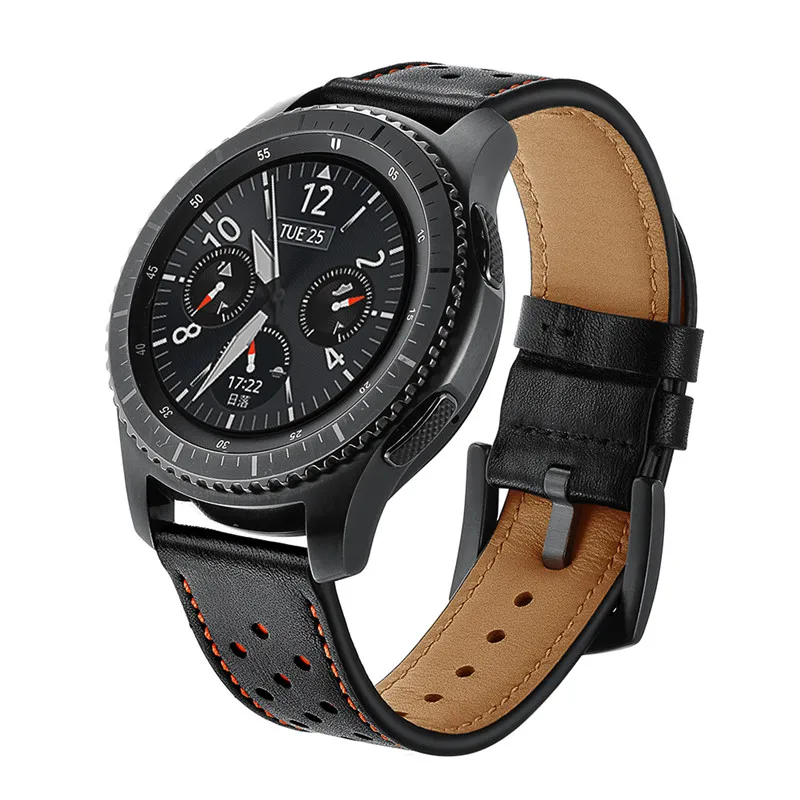Для samsung gear s3 Frontier классический ремешок/Ticwatch/moto 360 /galaxy часы 46 мм ремешок из