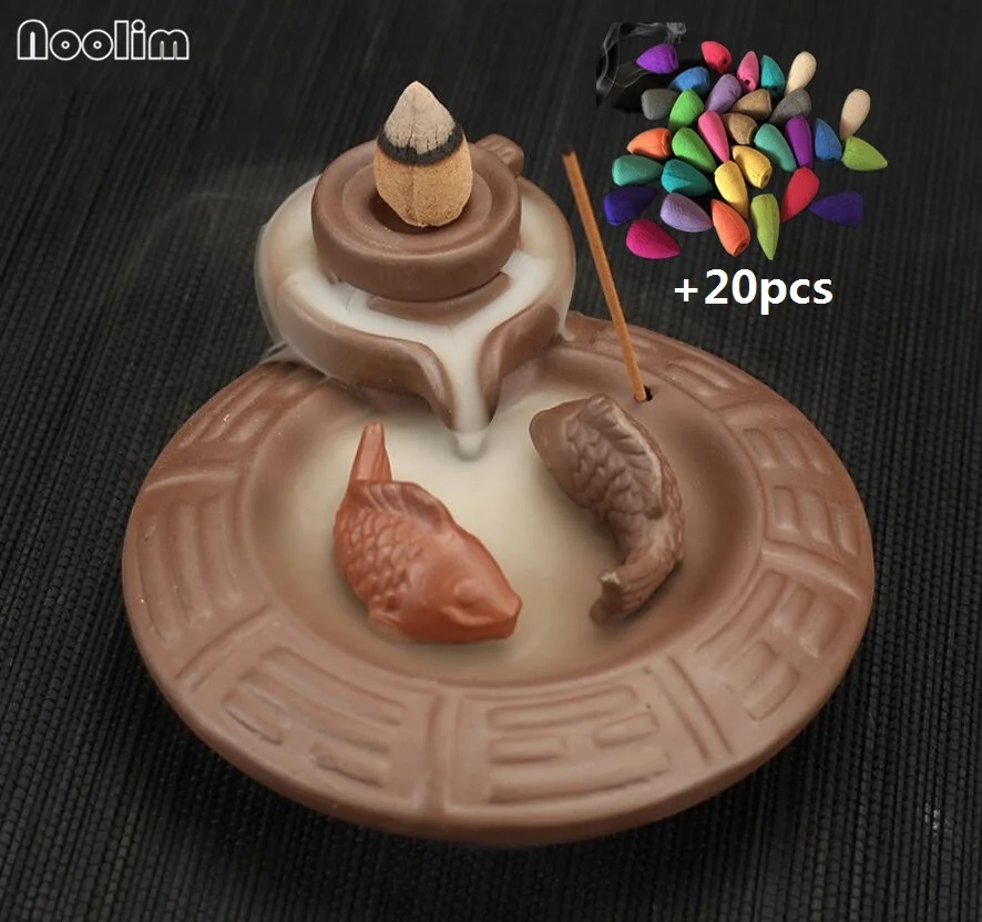 Керамическая курильница NOOLIM креативная для ароматерапии дома офиса гостиной