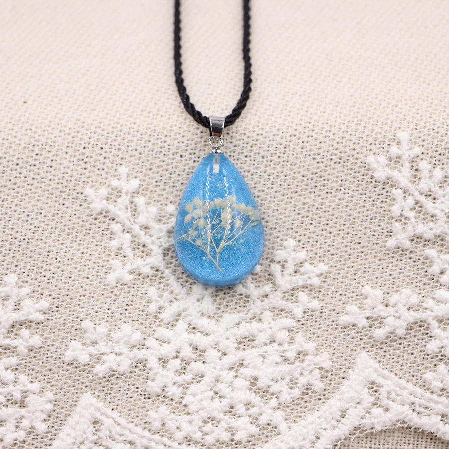 Женское Ожерелье Mori 7 цветов ручная работа оригинальные серебристые высушенные