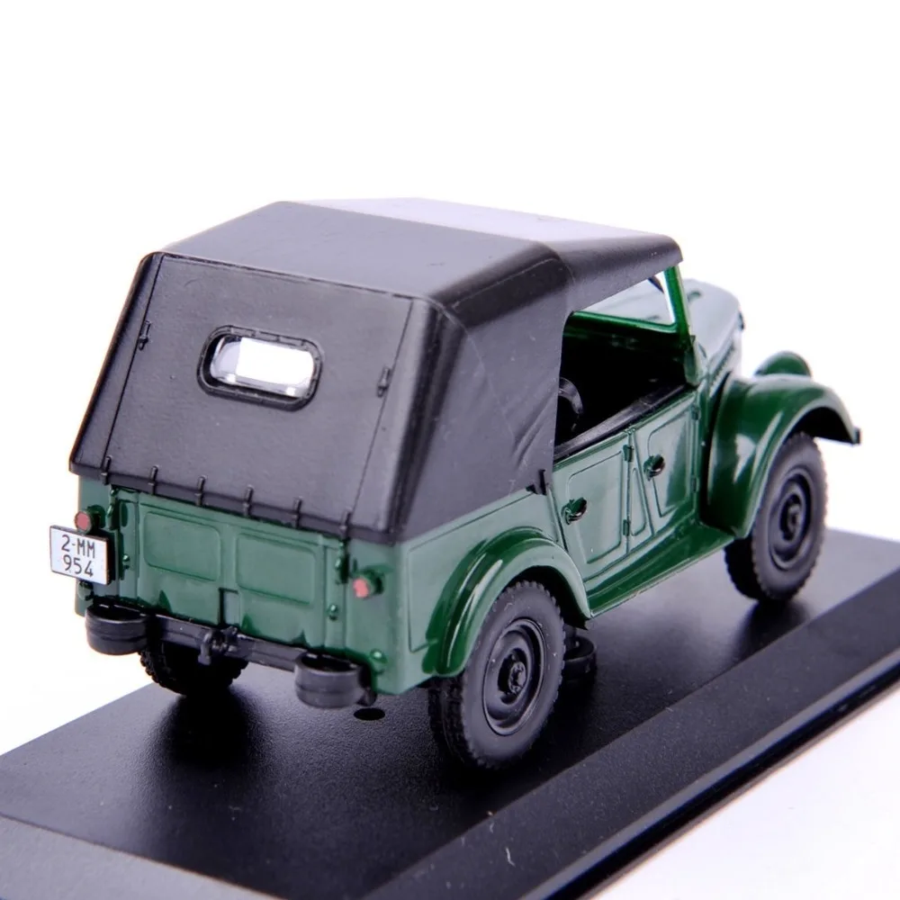 Газ 69A Dunkelgrun/Schwarz 1:43 модель литья под давлением |