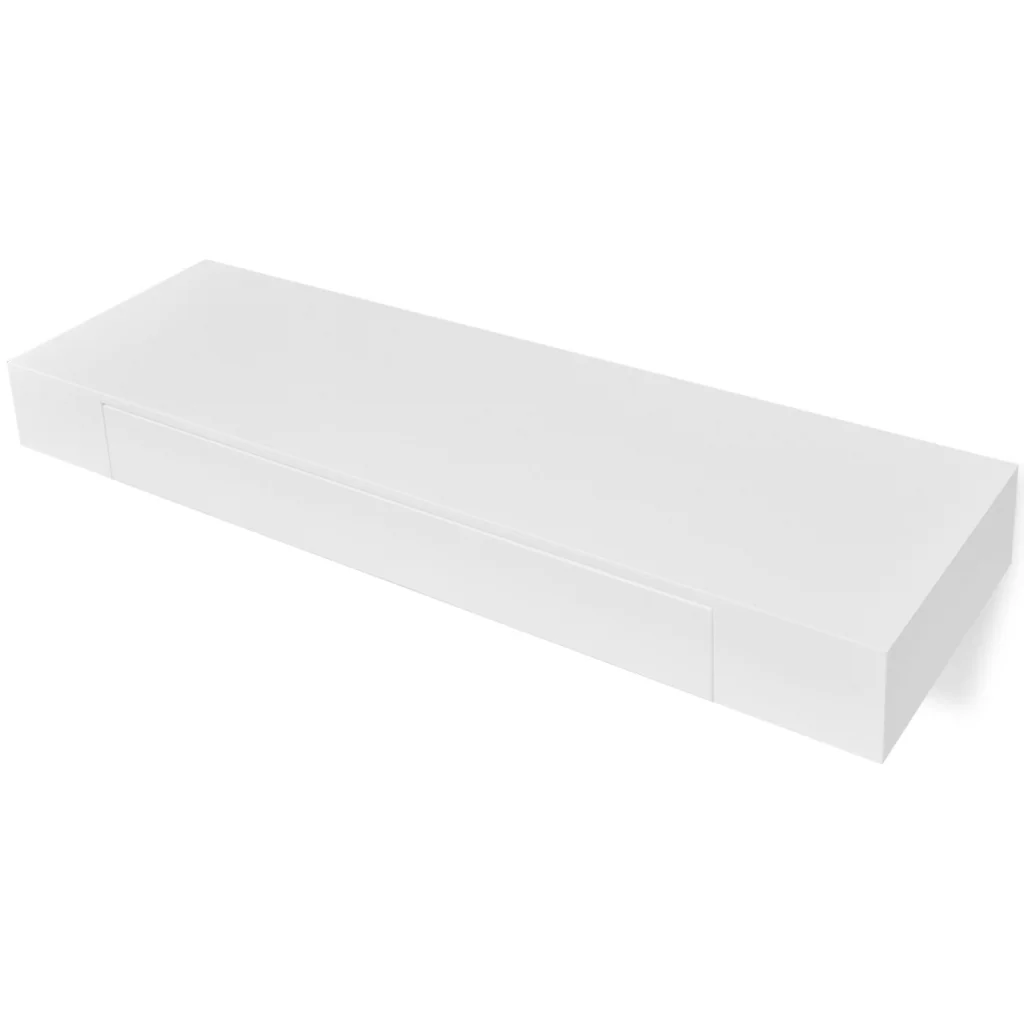 Ikayaa настенная полка МДФ книги/DVD книжная Pegboard с 1 ящиком DE US FR ES сток|wall shelf book|book