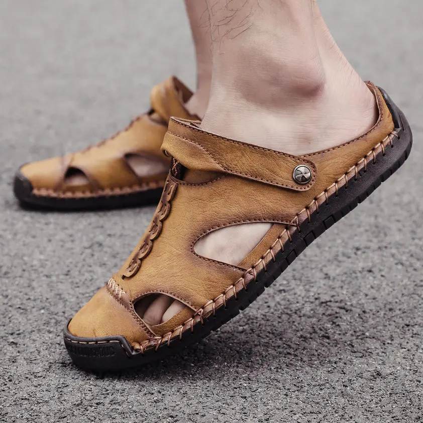 Мужские сандалии из микрофибры; Zapatos; мужские часы; мужские сандалии; Летние противоскользящие мужские туфли; мужские пляжные сандалии; большие размеры 48