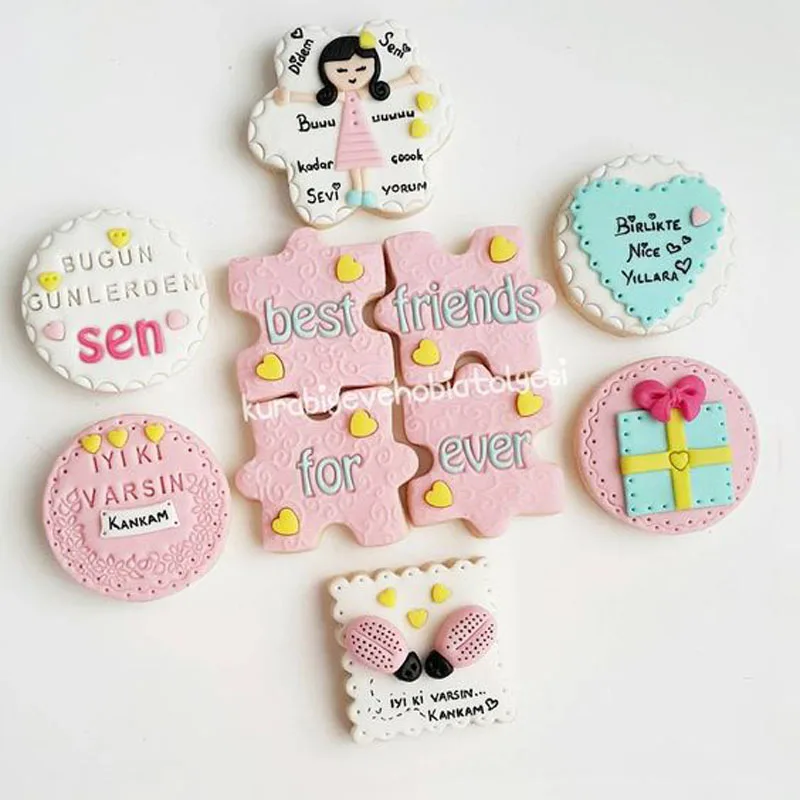 1 шт patisserie reposteria игрушка кирпич металлический резак для печенья мастики