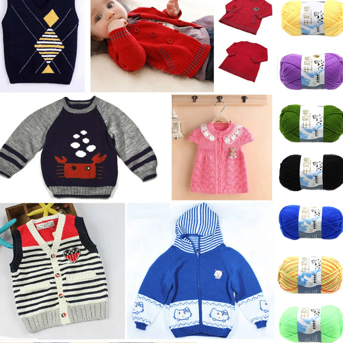 Мягкая хлопчатобумажная пряжа для вязания шарфа | Дом и сад