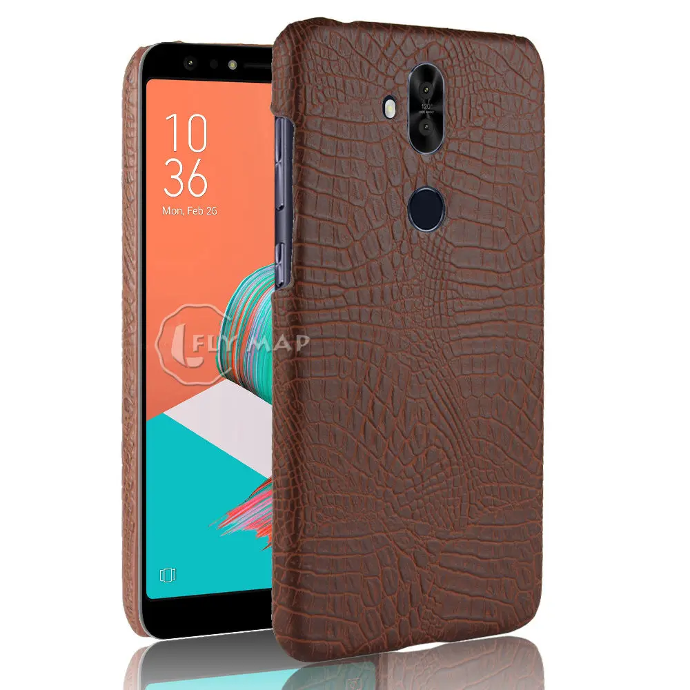 Крокодиловый Чехол для ASUS ZC600KL X017D ASUS_X017D жесткий защитный чехол ПК ZenFone 5Q/5 Lite Selfie Pro
