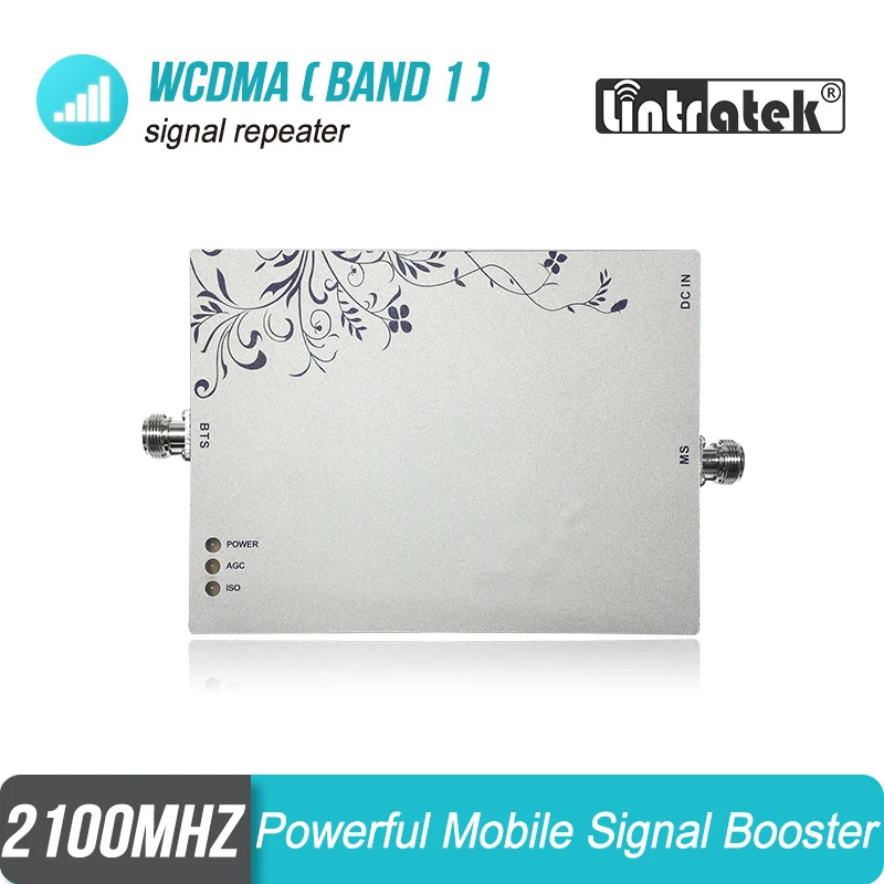 Усилитель сотового сигнала Lintratek 3G WCDMA Band 1 FDD 2100 МГц ретранслятор 4G LTE UMTS для Европы