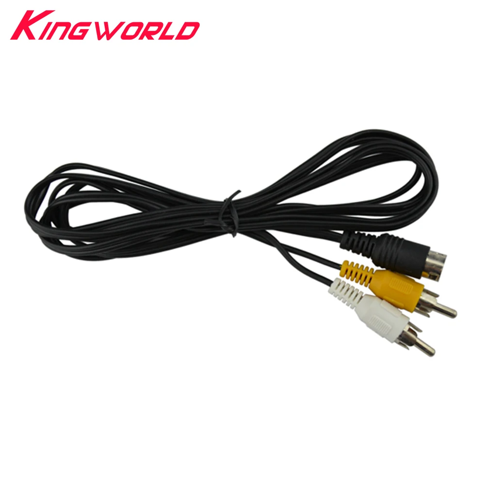 Высококачественный av кабель 3 pin для SEGA Mega Drive 2 RCA шнур Genesis 2|pin cable|pin pinpin |