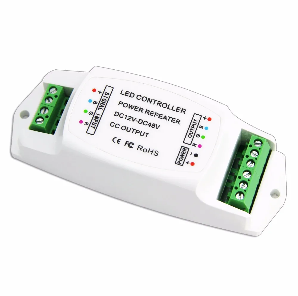 

BC-990-CC; 3 канальный светодиодный ретранслятор постоянного тока; DC12-48V вход; 350mA/CH * 3 или 700mA/CH * 3 выход